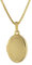 trendor Medaillon 333 Gelbgold mit Vergoldeter Silberkette 75973-42 42 cm