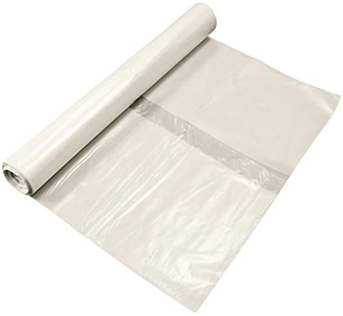 HOME It® Sacs Poubelle Transparents 240L – Rouleau de 10 – Plastique LDPE Renforcé – Épaisseur 90 Microns – 870 x 1360 mm – Haute Résistance