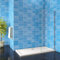 Acezanble 900x1900mm Chrome Walk in Wet Room Shower Enclosure Screen Panel 8mm Easy Clean Glass Cubicle