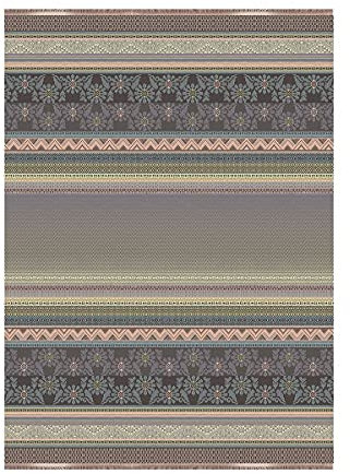 Bassetti Jacquard Plaid Piazza dei Miracoli M1 Marrone 100% Baumwolle, Größe: 140cm x 190cm, 9314561