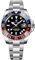 Pagani Design Luxus Herren mechanische Armbanduhr Edelstahl GMT Uhr Geschenk Top-Marke Saphirglas Herrenuhren Reloj Hombre, Blau / Rot