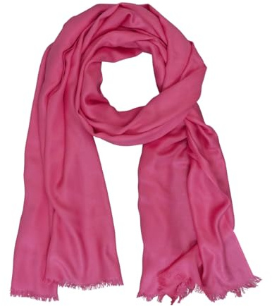 LINDENMANN Schal Damen pink Damen-Schal dünn 100% Viskose