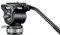 Fluid Head for Video Camera Tripod, Max Balance Load 3kg, Max Fixed Load 10kg, Weight 1.3kg, Diameter 70mm, 3/8 Mounting Hole, Height 130mm (BV-15)