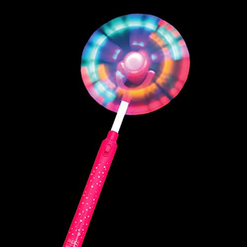 Swivel Fan Wand - Light Sensory Toy [Pink]