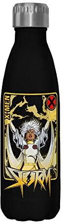 Marvel Lightning Storm 17 oz Stainless Steel Water Bottle, 17 Ounce, Multicolored