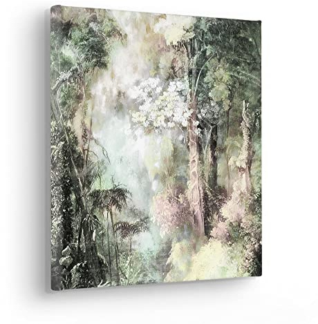 Komar Keilrahmenbild im Echtholzrahmen - Lost without trace - Größe 30 x 30 cm - Wandbild, Kunstdruck, Wanddekoration, Design, Wohnzimmer, Schlafzimmer