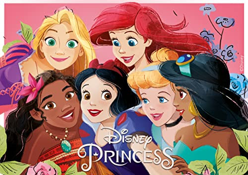 Dekora - Princesses Disney - Papier Comestible pour Gâteau d' Anniversaire - Décoration pour Gâteau en Feuille d’Azyme - A5