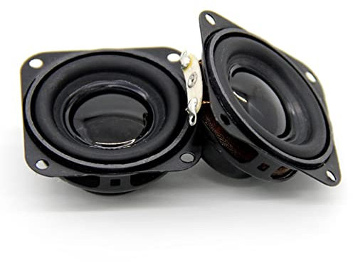 SRMAN 2 altavoces de audio de 1.5 pulgadas 4Ω 3W 40mm graves Multimedia altavoz DIY sonido altavoz con agujero de fijación teatro