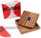 Rombol wooden Reversi Game - White and Black pieces - Wooden storage box - Travel games - 2 player strategy board game