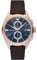 Emporio Armani Herrenuhr quarz/chrono Uhrwerk 43mm Gehäusegröße mit einem pro-planet Lederarmband AR11554