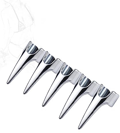 JINGHUA3 Metall Hand Finger Bondage SM Paare Nagel Flirten Restraint Daumen Manschette Folter Gerät Extrem Fesseln Klein Finger Hüllen Sexsklaverei Erotik Sexspielzeug Für Frauen und Männer (5 Stück)
