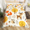 Ensemble de Literie pour Animaux cerf Housse de Couette 220x240cm imprimé Renard Literie pour Enfants Mignons Forêt Animaux Parure de Lit hibou lapin Literie pour filles garçons décoration de chambre