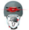 Beeper - BEEPER Casque Velo, Trottinette avec Feux Avant et Arriere integres ME135 (Gris, S)