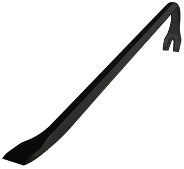 Olympia Tools 30,5 cm Brechstange, robuste Brechstange mit abgeschrägtem Meißelende und geschmiedetem Karbonstahl zum Aufheben, Heben und Ziehen von Nägeln