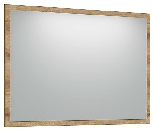 Home4You Garderobenspiegel - Coast Evoke Eiche Dekor - 100 x 64 cm - Glas