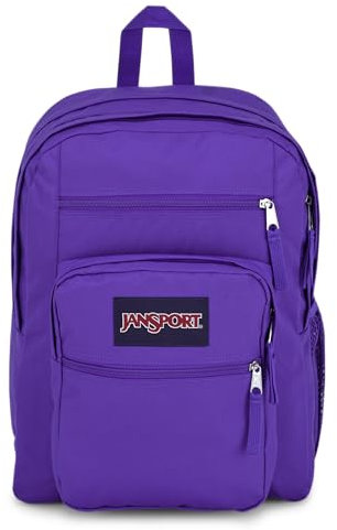 JanSport Zaino per computer portatile con 2 scomparti, spallacci ergonomici, custodia per laptop da 15, maniglia per trasporto, zaino per libri, colore prugna