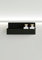 Naber 8041221 transFORM Ablage 2 für Relingsystem, schwarz matt