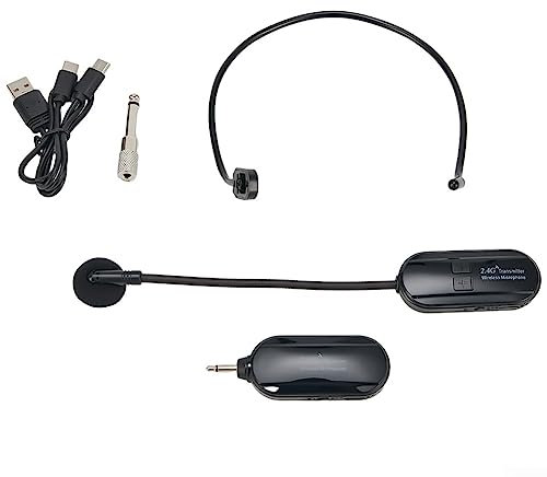 SPORTARC Micro sans fil 2,4 G pour fitness, portée de 50 m pour voix, haut-parleurs, enseignants