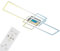 BRILONER - LED Deckenlampe mit Infinity Spiegel, 3D Tunneleffekt, Dimmbar, CCT, Fernbedienung, LED Lampe, Deckenleuchte, Wohnzimmerlampe, Schlafzimmerlampe, Küchenlampe, 110x42 cm, Alufarbig