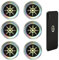 6 Stück Strahlenschutz Handy Aufkleber, 29 mm EMF Strahlung Abschirmung Sticker, Strahlenblocker Selbstklebende Schutzaufkleber, für mobile Smartphones, Tablet, Laptop, elektronische Produkte