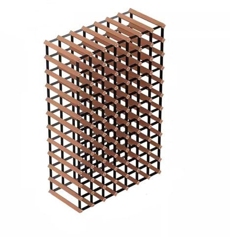Weinregal aus Massivholz – kommerzieller Weinschrank für Weinhandlung, Keller, Outlet