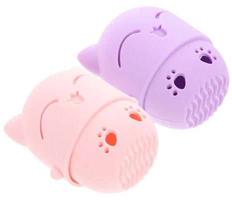 Étui Porte-éponge De Maquillage En Silicone Au Design Mignon - Contenants Pour Éponges De Beauté Anti-poussière Et Adaptés Aux Voyages