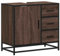 vidaXL Waschbeckenunterschrank Braun Eichen-Optik 65x33x60 cm, Waschbeckenschrank, Waschtischunterschrank, Waschtisch Unterschrank, Waschtisch