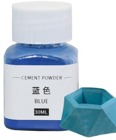 Zementleistung - Beton -gepflegtes Pigment in Eisenoxidpulver | Betonfarbe Pigment 30 ml Färbung für künstlerische und dekorative Malerei, Beton, Ton, Limette, Gips, Zementkraft - Oxidpigmentpulver