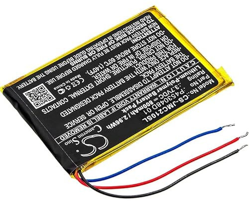 CellEdge 800mAh Batterie compatible avec JBL Clip 2 Special Edition, Clip Plus, pour numéro de pièce P453048D 01