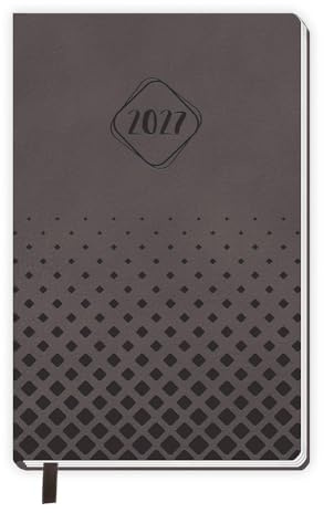 Trötsch Taschenkalender A6 Soft Touch Anthrazit 2027: Soft Touch Terminkalender
