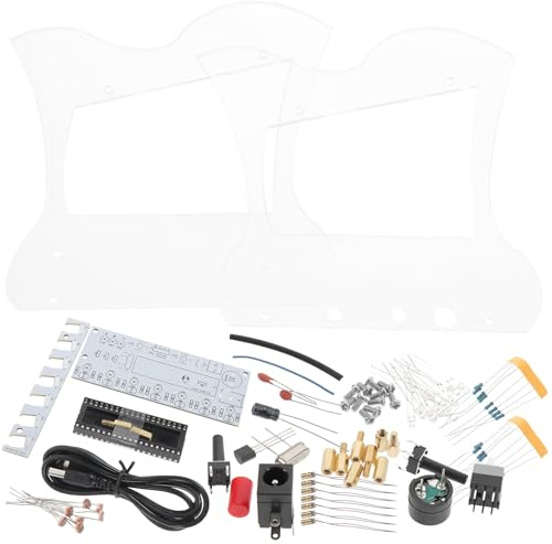 iplusmile Kit de Construction à Souder Harpe-lyre 7 Cordes Électronique Diy, Pièces pour Instruments de Musique Soi-même, Projet D'apprentissage Électronique, Matériaux de Soudure Sûrs