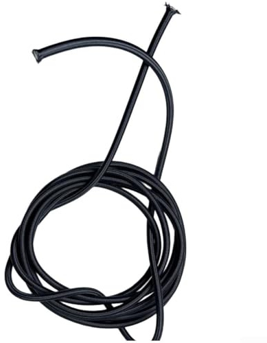Durashmall Corde élastique F pour rameur 4 m x 8 mm - Mélange de nylon épais et latex pour haute résistance à l'abrasion et faible déformation sous charge