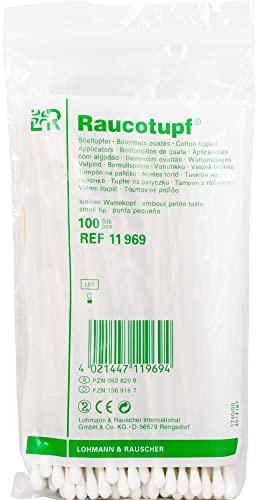 Raucotupf Stieltupfer Kleiner Wattekopf, 100 St