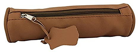 Stylex 42474 - Faulenzerrolle, braun, 21 x 7,5 x 7,5 cm, in hochwertiger Velouroptik, 1 Stück