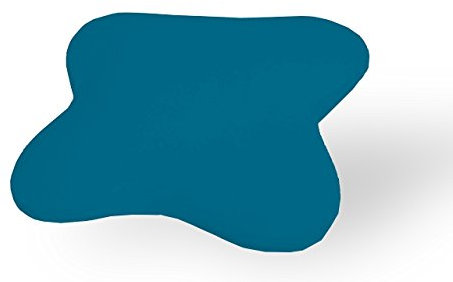Dukal | Ersatzbezug für Ombracio/All Around Schlafkissen von Tempur | aus hochwertigem DOPPEL-Jersey | 100% Baumwolle | Farbe: petrol