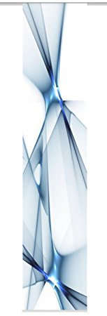 Home Fashion Schiebevorhang, Blau, 300 x 60 cm
