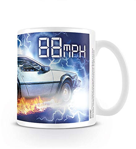 Retour Vers le Futur Mug, céramique 315 ML /, Multicolore, 11 oz - 88 MPH