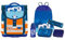 McNeill ERGO Light COMPACT DIN Schulranzen-Set 6-tlg. für Mädchen in Orange, ca. 34 cm x 20 cm x 38 cm