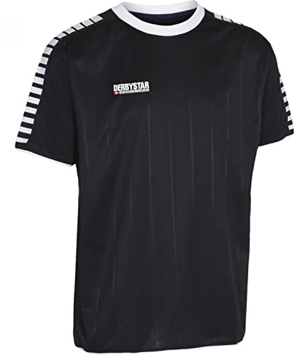Derbystar Hyper Unisex Trikot, schwarz Weiss, L