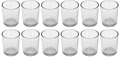 12 Pieces Appetizer Glass Set Mini Dish Shot Cups Verrines Dessert Party Glasses