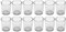 12 Pieces Appetizer Glass Set Mini Dish Shot Cups Verrines Dessert Party Glasses