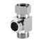 G1/2 Brass 3 Way T Shape Adapter Toilet Bidet Sprayer Universal Shower System Component Replacement Part Water Diverter Valve for Shower Arm Mounted