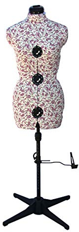 Verstellbare Schneiderpuppe Florentiner 8-Teilige | Klein (S) [Größe EUR 38 bis 44]