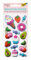 folia 19703 - Pailletten - Sticker III mit sommerlichen Motiven, metallisch schimmernde Kunststoffsticker, 14 Stück, ideal geeignet zum Verzieren von Grußkarten, Bastelarbeiten und Scrapbooking