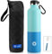 FEIJIAN Botella de Agua Acero Inoxidable 750ML/1000ML, Botella Termica Reutilizable con mosquetón, sin BPA, a prueba de fugas, para Bicicleta, Ciclismo, Gimnasio