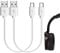 Geekria Micro-USB-Kopfhörer, kurzes Ladekabel, kompatibel mit Sony MDR-XB950B1 XB650BT WH-CH700N 1000XM2 MDR-1000X Ladegerät, USB auf Micro-USB Ersatz-Ladekabel (30 cm, 2 Stück)