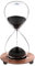 SuLiao Magnetische Sanduhr mit 1 Minute, große Sanduhr mit schwarzem Magnet, Eisenpulver und Metallbasis, Sanduhr 1 Minute, mundgeblasene Sanduhr aus Glas für Büro, Schreibtisch, Heimdekoration