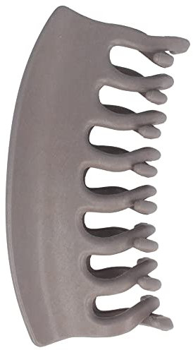 PARSA Beauty Nature Love große Haarklammer aus Weizenstroh – Nachhaltige Haarklammer aus natürlichem Material – Haar Accessoire für modebewusstes Haar Styling – Große Haarspange taupe