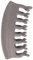 PARSA Beauty Nature Love große Haarklammer aus Weizenstroh – Nachhaltige Haarklammer aus natürlichem Material – Haar Accessoire für modebewusstes Haar Styling – Große Haarspange taupe