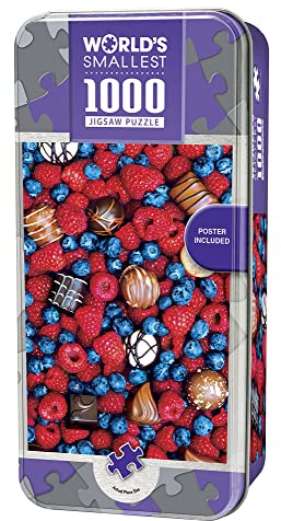 Masterpieces Puzzle mit 1000 Teilen und Sammeldose aus Zinn – Sweet Delights – 28,6 x 42,5 cm